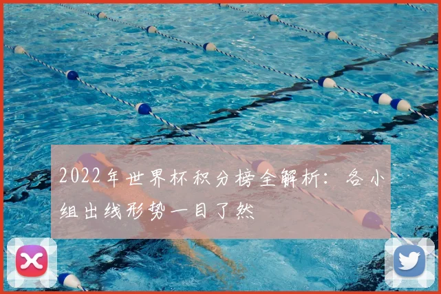 2022年世界杯积分榜全解析:各小组出线形势一目了然